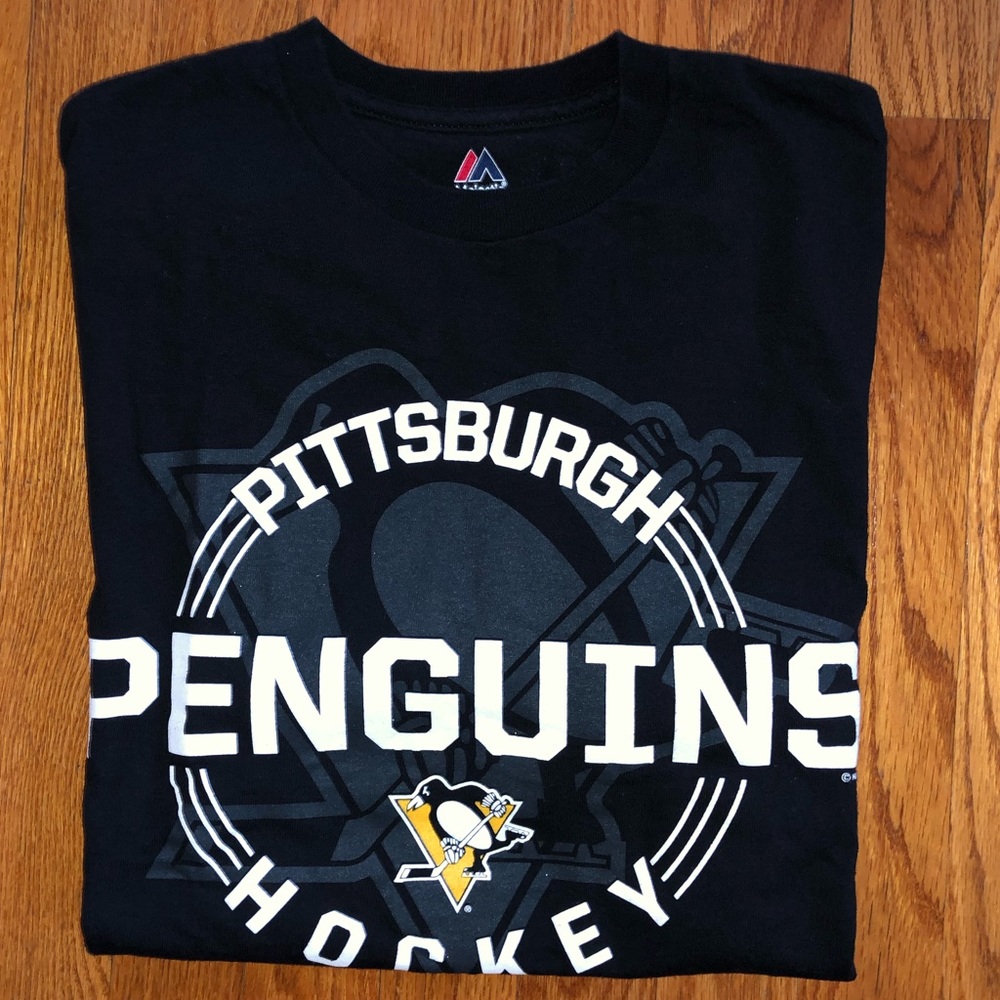 Majestic Pittsburgh Penguins Hockey T-Shirt